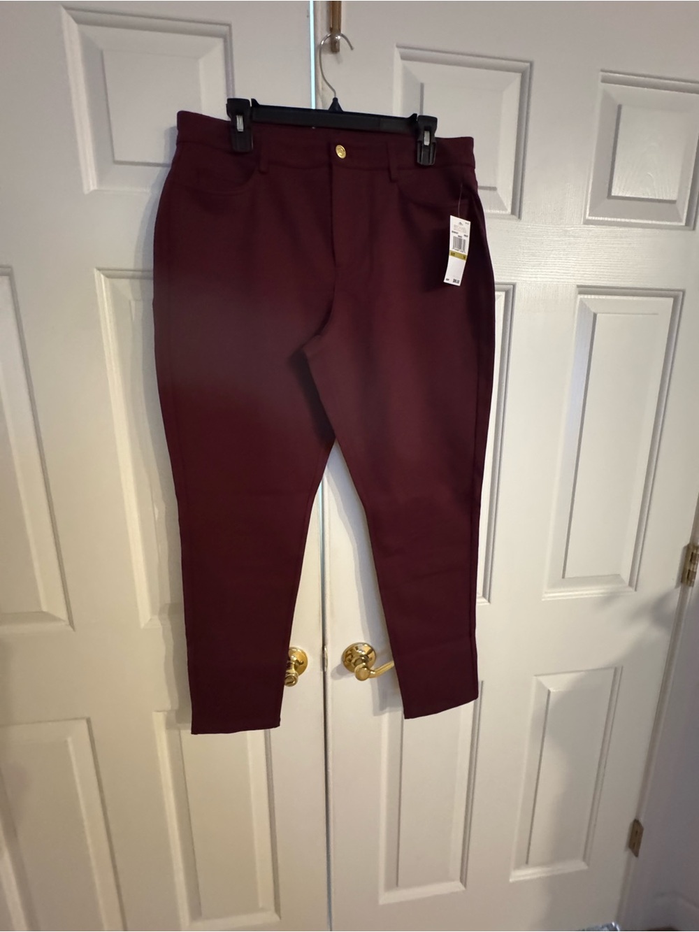Michael Kors Women’s Burgundy Ponte Pants